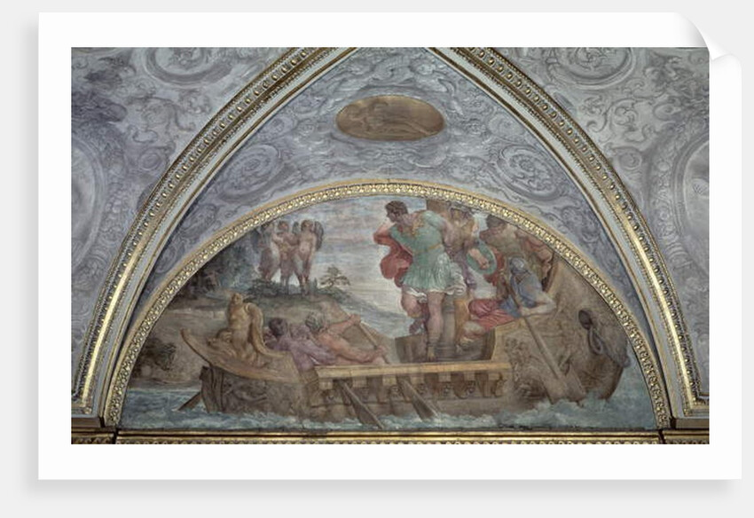 Lunette depicting Ulysses and the Sirens by Annibale Carracci