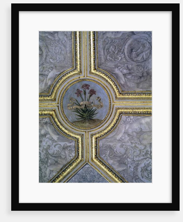 Floral ceiling decoration by Annibale Carracci