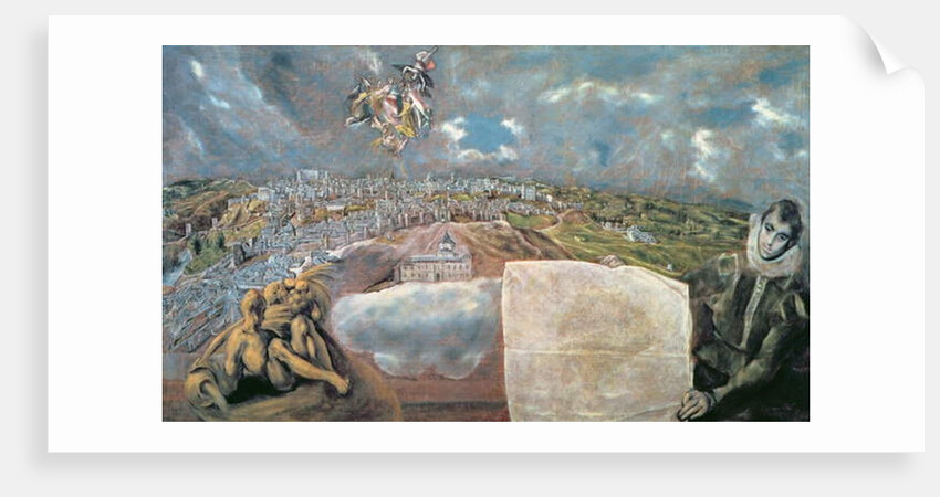 View and Map of the Town of Toledo by El Greco