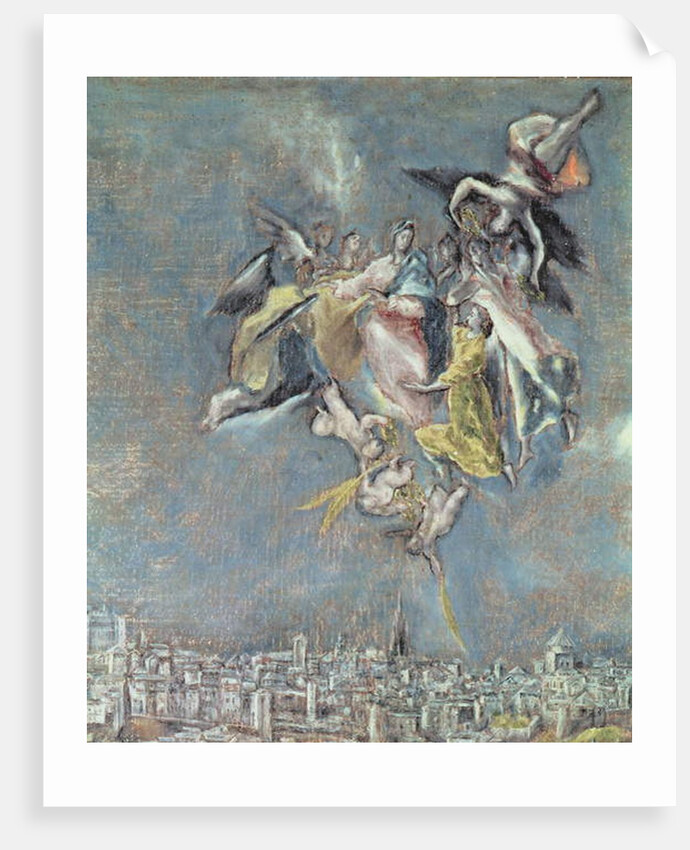 View and Map of the Town of Toledo by El Greco