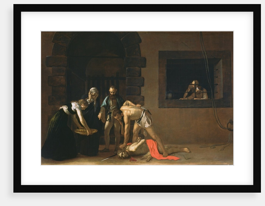 The Decapitation of St. John the Baptist, 1608 by Michelangelo Merisi da Caravaggio