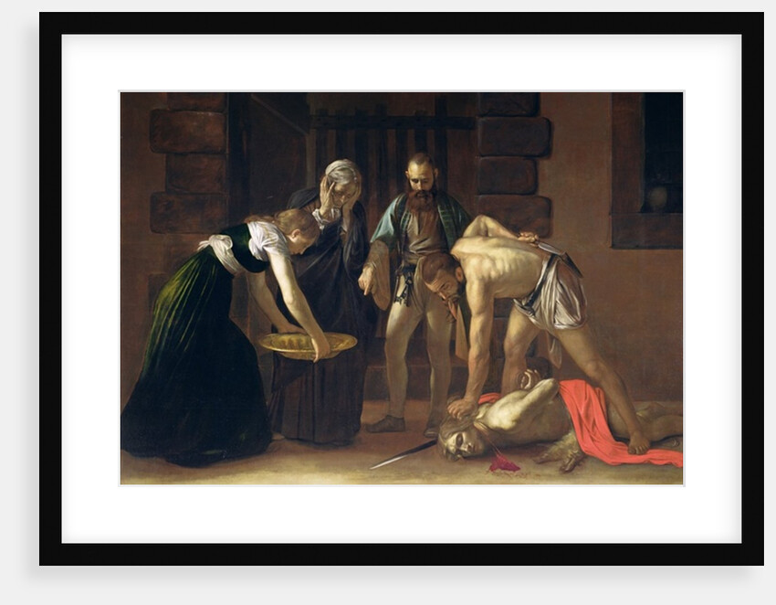 The Decapitation of St. John the Baptist, 1608 by Michelangelo Merisi da Caravaggio