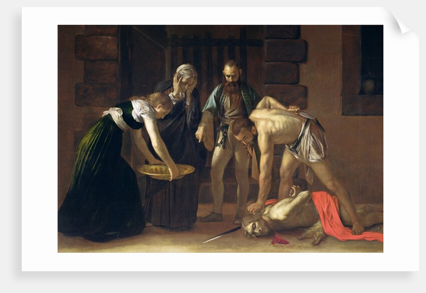 The Decapitation of St. John the Baptist, 1608 by Michelangelo Merisi da Caravaggio