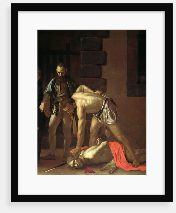 The Decapitation of St. John the Baptist, 1608 by Michelangelo Merisi da Caravaggio