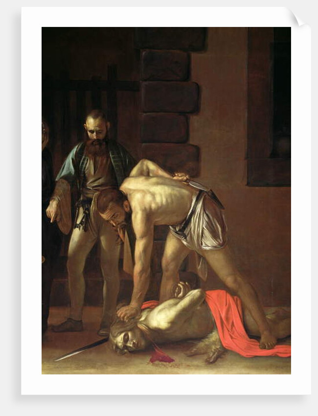 The Decapitation of St. John the Baptist, 1608 by Michelangelo Merisi da Caravaggio