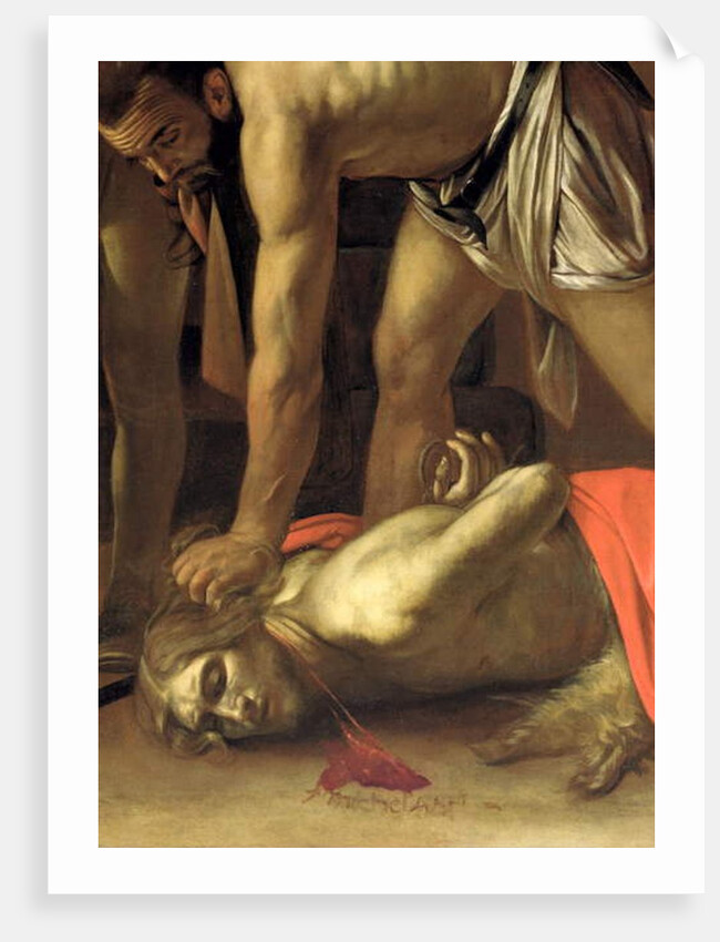 The Decapitation of St. John the Baptist, 1608 by Michelangelo Merisi da Caravaggio