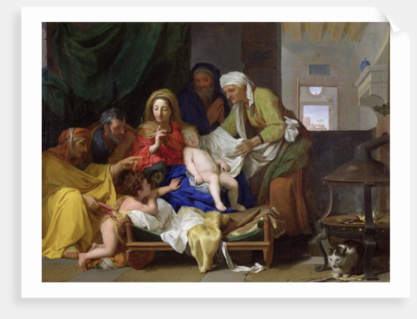 The Sleep of the Infant Jesus, 1655 by Charles Le Brun