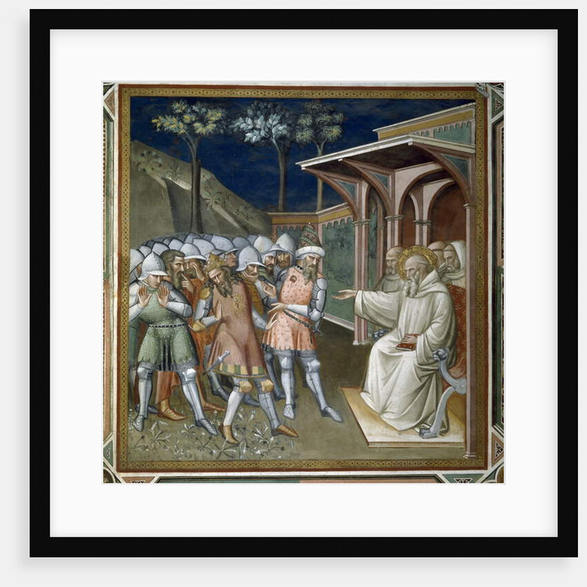 The Saint Discovers the Deceit of Totila, King of the Ostrogoths by Aretino Luca Spinello or Spinelli
