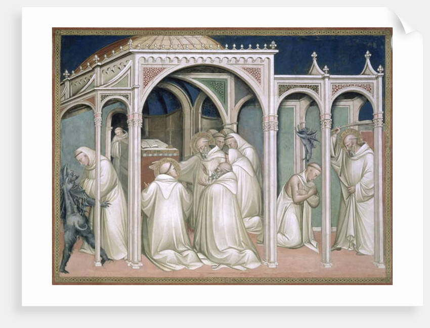 The Saint Frees a Monk Possessed by Aretino Luca Spinello or Spinelli