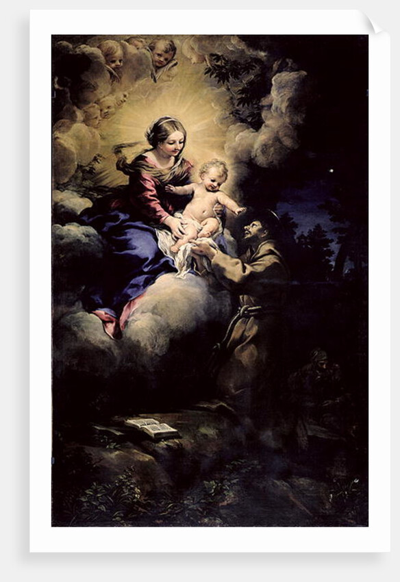 The Visitation of St Francis, 1641 by Pietro da Cortona