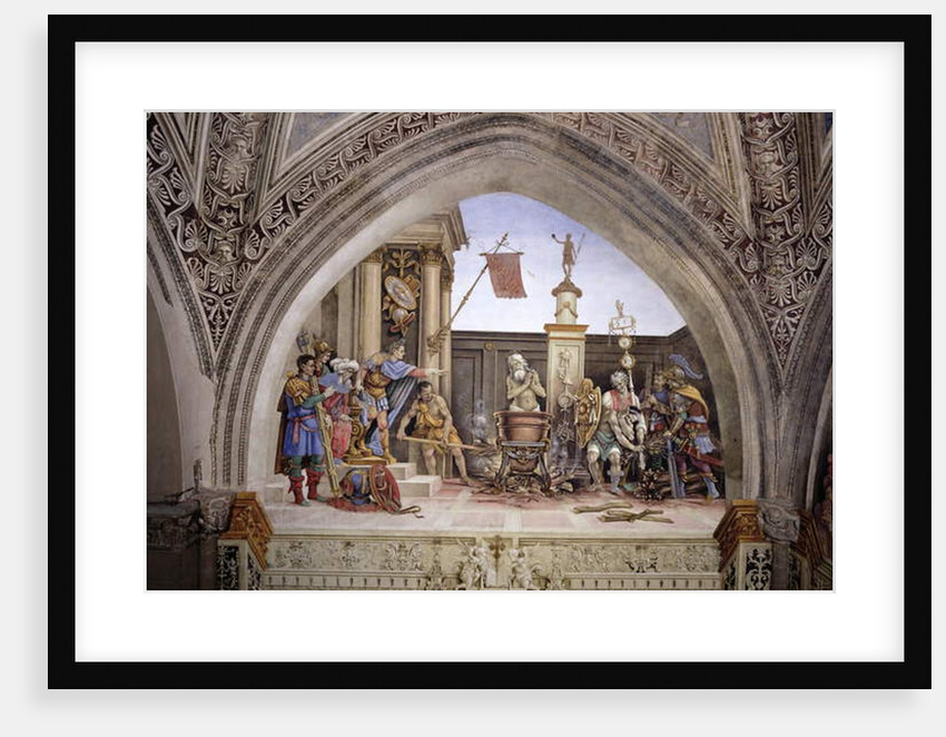 North wall of Strozzi Chapel, The Martyrdom of St. John the Evangelist, c.1457-1502 by Filippino Lippi
