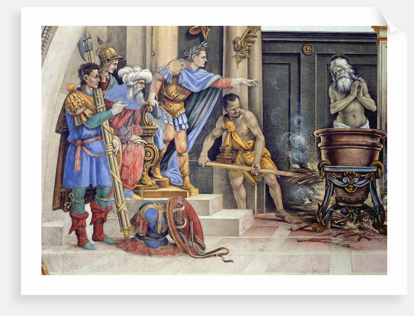 North wall of Strozzi Chapel, The Martyrdom of St. John the Evangelist, c.1457-1502 by Filippino Lippi