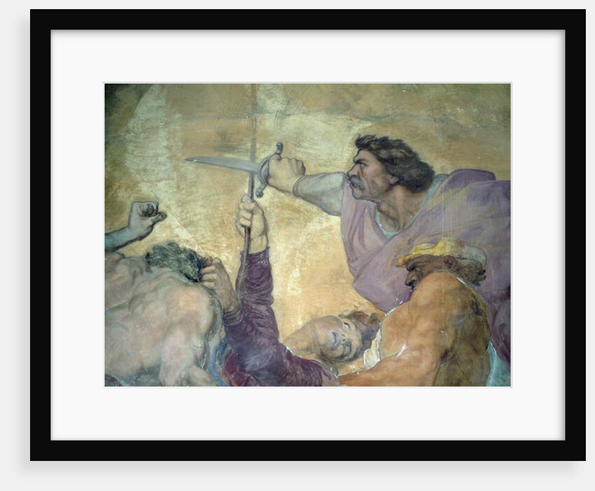 Detail of Punishment of the Doctor, Villa Medicea di Careggi by George Frederic Watts