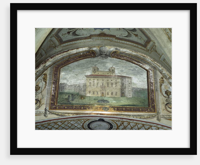 Detail of a fresco, Villa Medicea di Careggi by Michelozzo di Bartolommeo