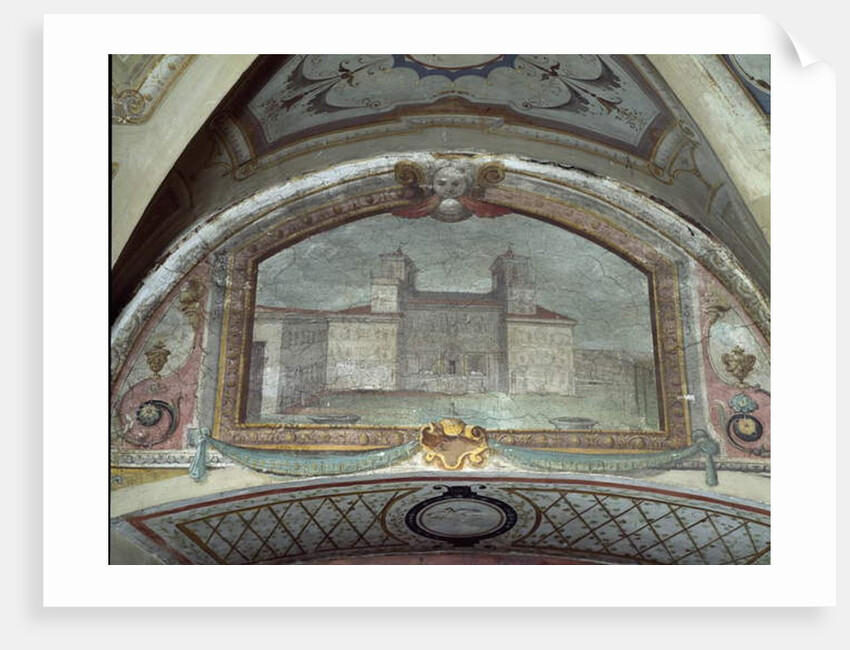 Detail of a ceiling, Villa Medicea di Careggi by Michelozzo di Bartolommeo
