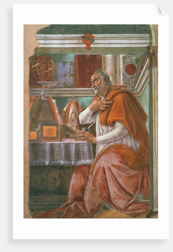 St Augustine in his Cell, c.1480 by Sandro Botticelli