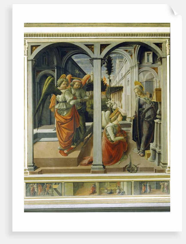 Annunciation, c.1445 by Fra Filippo Lippi
