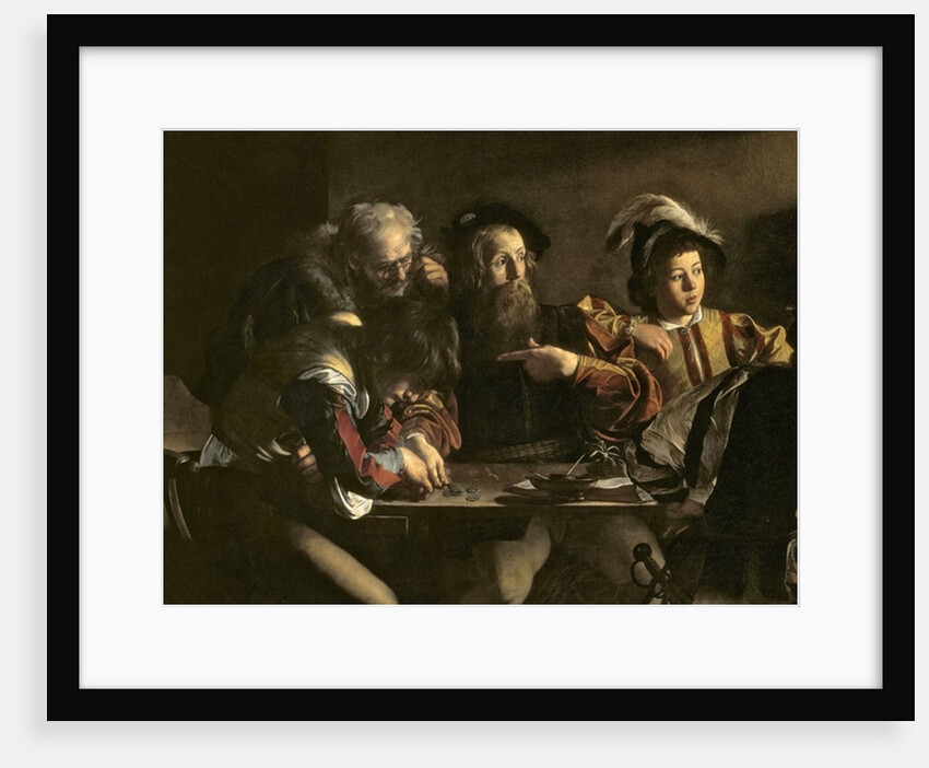 The Calling of St. Matthew, c.1598-1601 by Michelangelo Merisi da Caravaggio