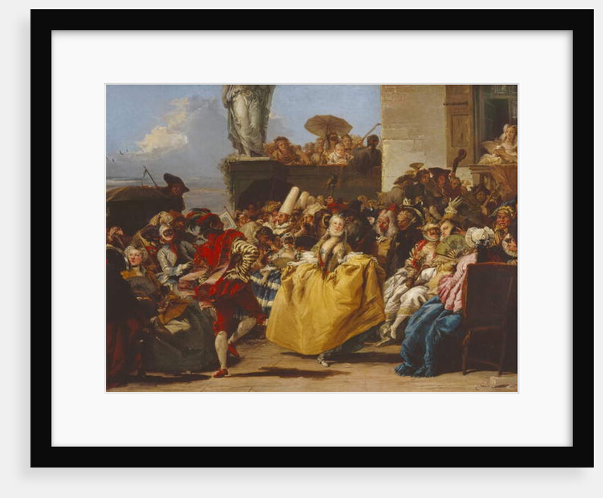 The Minuet or Carnival Scene by Giandomenico Tiepolo