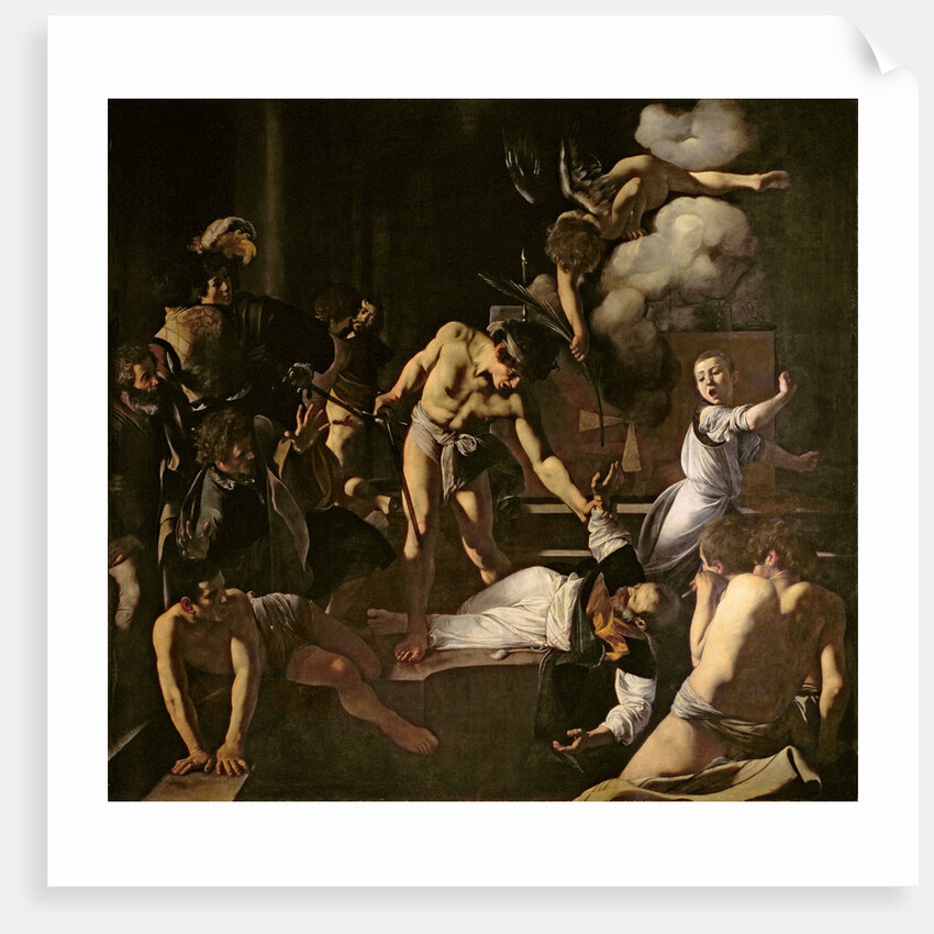 The Martyrdom of St. Matthew, 1599-1600 by Michelangelo Merisi da Caravaggio