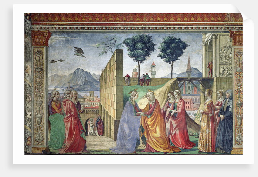 The Visitation by Domenico Ghirlandaio
