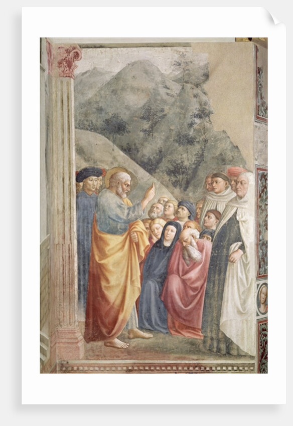 St. Peter Preaching in Jerusalem, c.1427 by Tommaso Masolino da Panicale