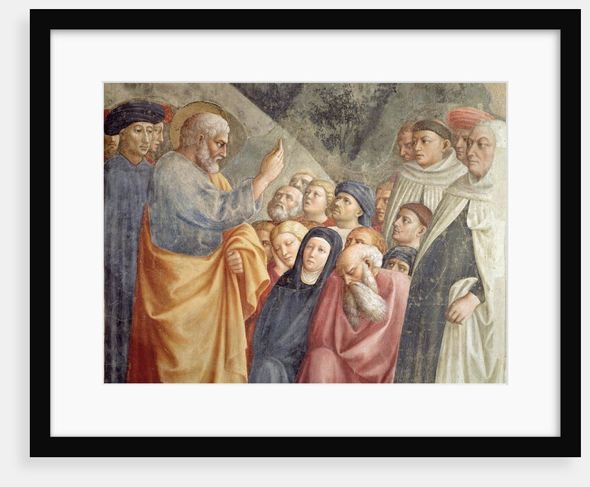 St. Peter Preaching in Jerusalem c.1427 by Tommaso Masolino da Panicale