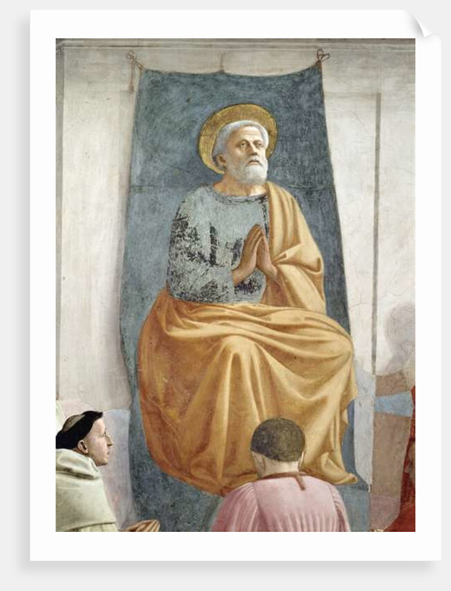 St. Peter Enthroned as First Bishop of Antioch, c.1427 by Tommaso Masaccio