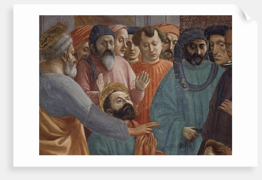The Raising of the Son of Theophilus, King of Antioch, c.1427 by Tommaso Masaccio
