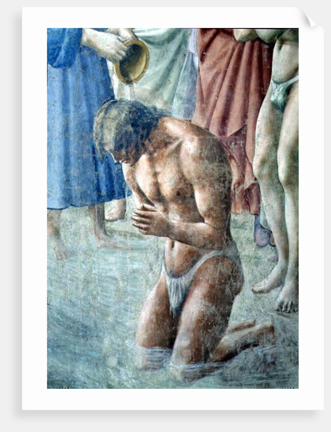 St. Peter Baptising the Neophytes by Tommaso Masaccio