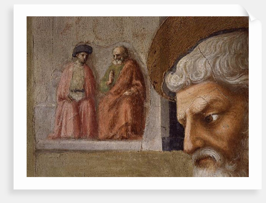 St. Peter Healing a Cripple and the Raising of Tabitha, c.1427 by Tommaso Masolino da Panicale