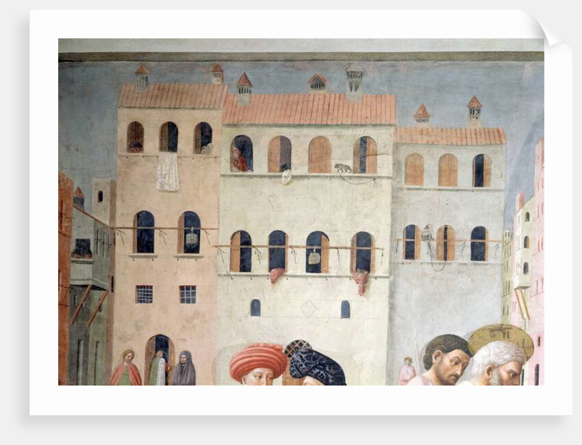 St. Peter Healing a Cripple and the Raising of Tabitha, c.1427 by Tommaso Masolino da Panicale