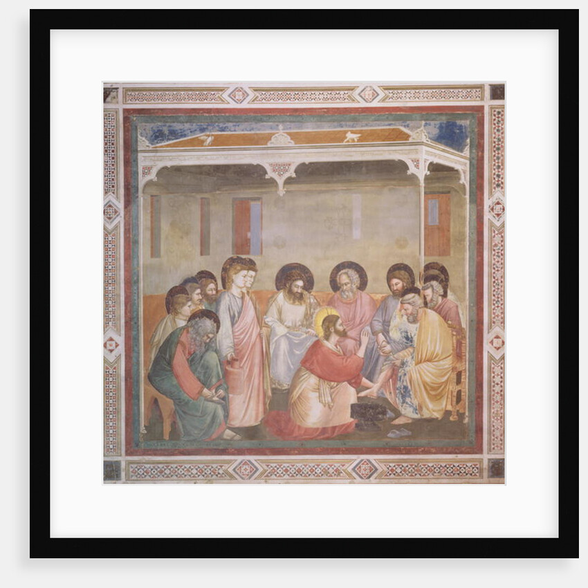 Christ Washing the Disciples' Feet, c.1305 by Giotto