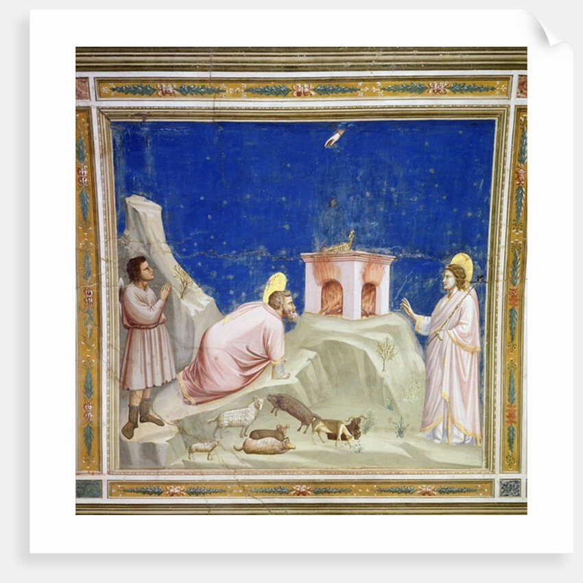 Joachim's Sacrifice, c.1305 by Giotto
