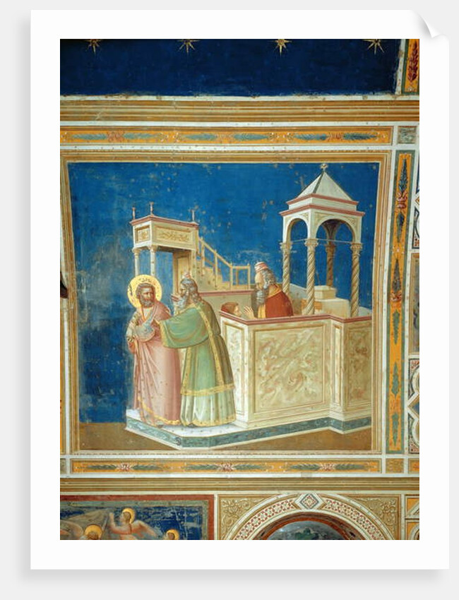 The Expulsion of Joachim from the Temple, c.1305 by Giotto