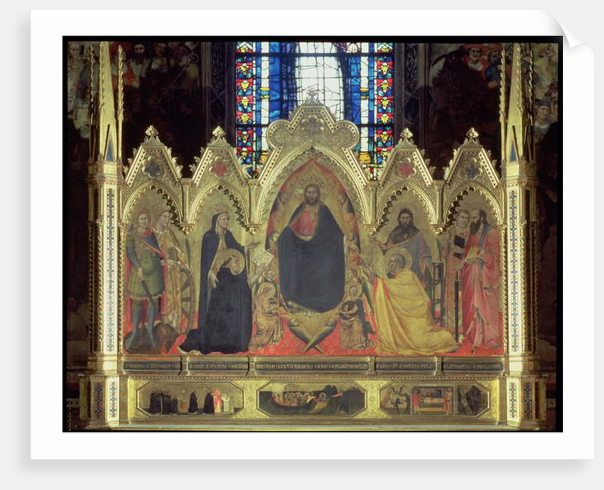 The Strozzi Altarpiece, 1357 by Andrea di Cione Orcagna