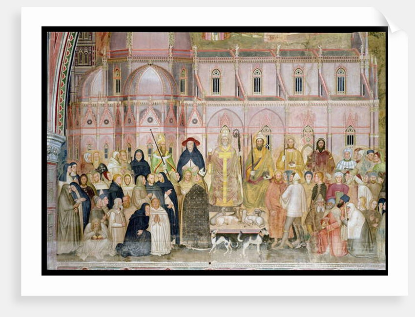 The Church Militant and Triumphant by Andrea di Bonaiuto