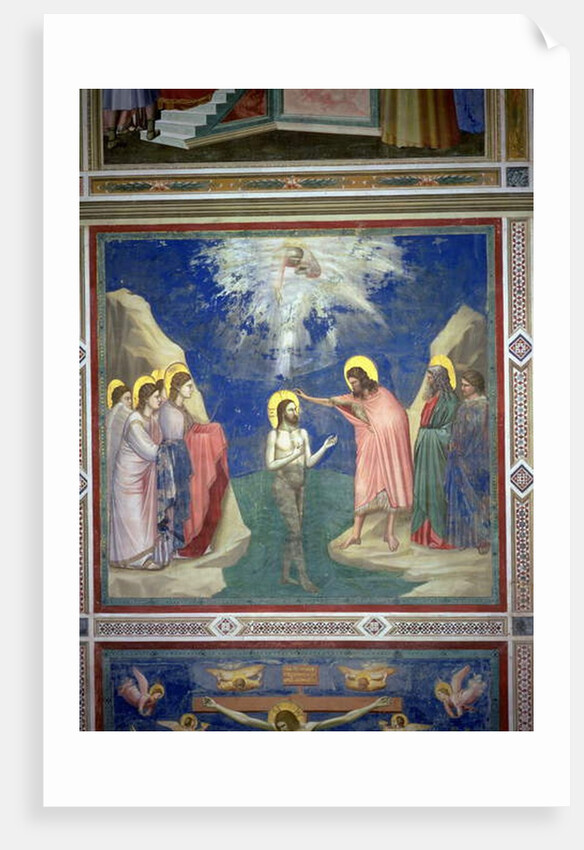 The Baptism of Christ, c.1305 by Giotto