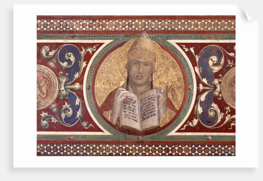 Maesta: St. Gregory by Simone Martini