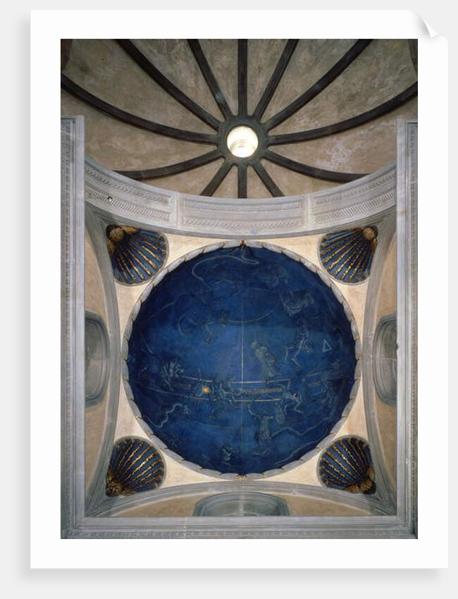 The Path of the Sun through the stars on the night of the 4th July 1442 by Giuliano d'Arrighi Pesello