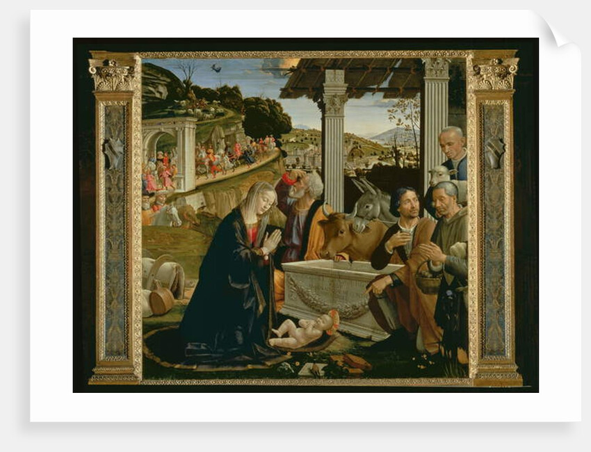 Adoration of the Shepherds, 1485 by Domenico Ghirlandaio
