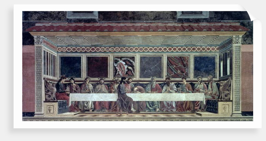 The Last Supper, c.1447 by Andrea del Castagno