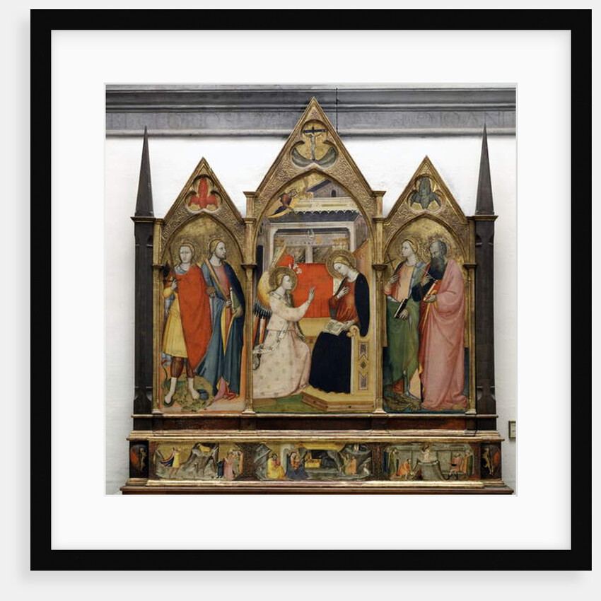 Annunciation with Saints, 1414 by Bicci di Lorenzo
