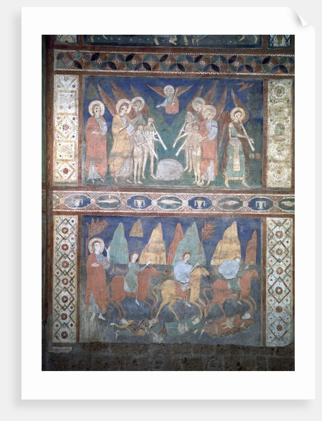 Musical angels and the Flight into Egypt by Giovanni and Stefano