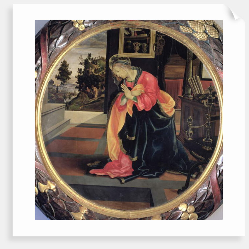 Virgin Annunciate, 1483 by Filippino Lippi