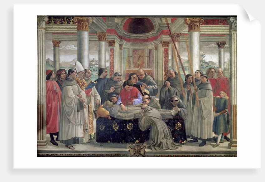 The Death of St. Francis by Domenico Ghirlandaio