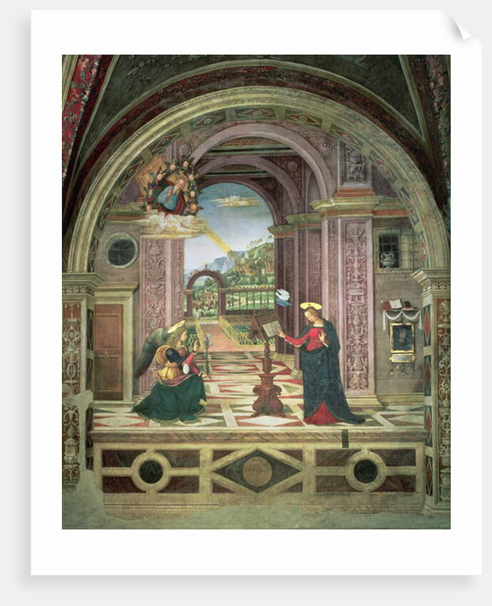 Annunciation, 1501 by Bernardino di Betto Pinturicchio