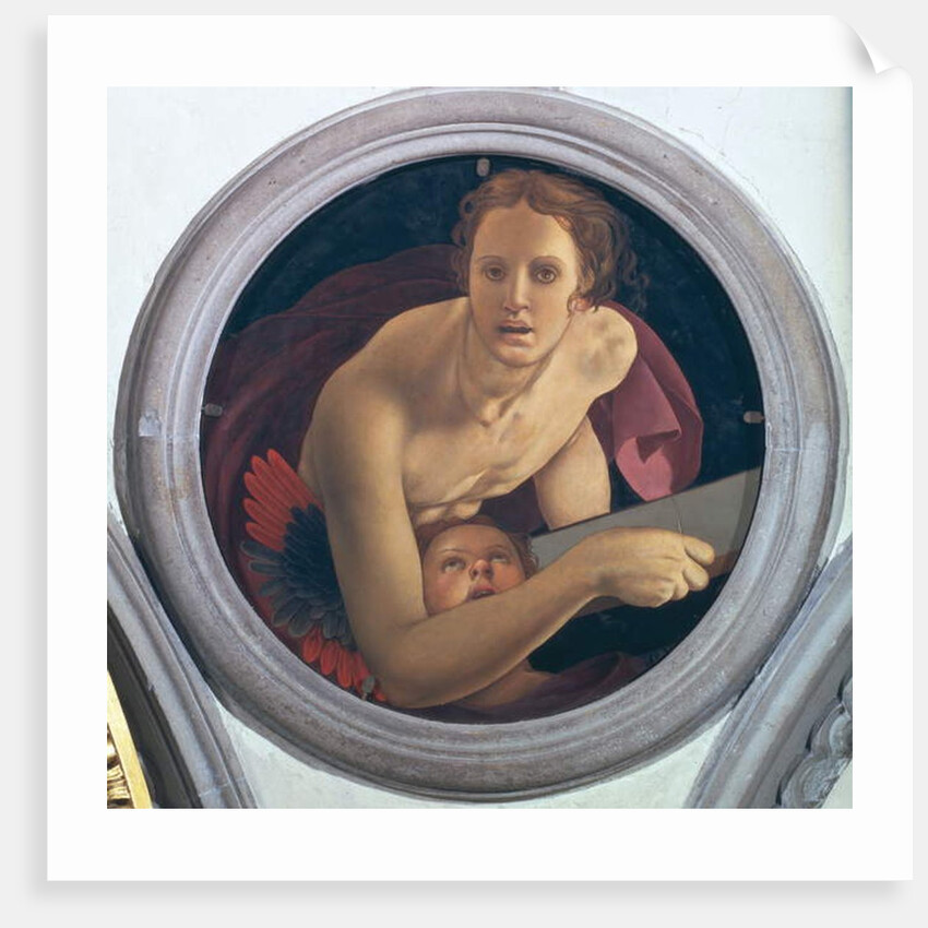 St. Matthew, tondo from the cupola of the Evangelists, 1528 by Jacopo Pontormo