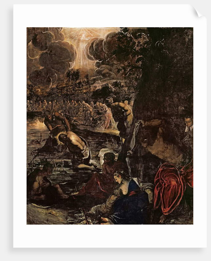 The Baptism of Christ by Jacopo Robusti Tintoretto