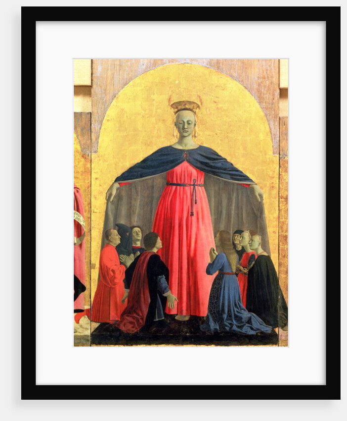 The Madonna of Mercy, central panel from the Misericordia Altarpiece, 1445 by Piero della Francesca